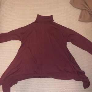Turtle neck long sweater